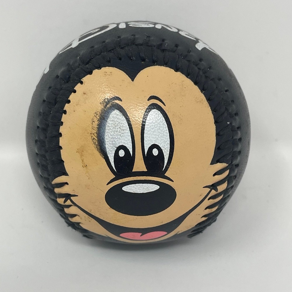 Walt Disney World Black Souvenir Baseball Mickey Mouse Face Graphic Collectible
